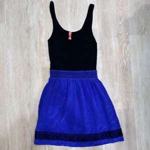 Eight Sixty Dress with Blue Silk Skirt